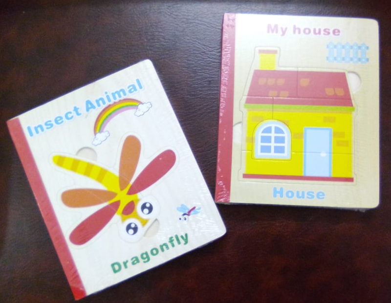 Wooden Book Puzzle